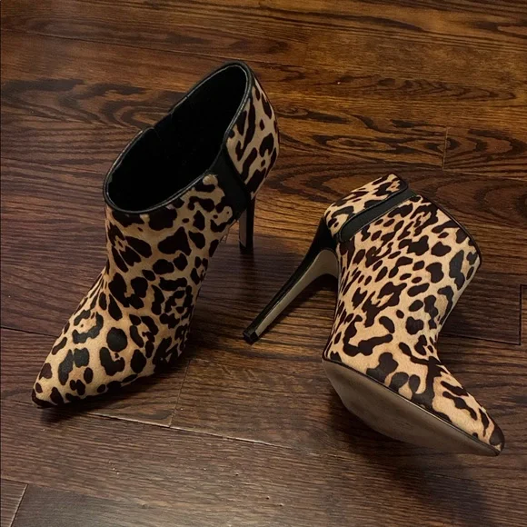 Ivanka Trump Animal Print Heeled Boots - Picture 2 of 7